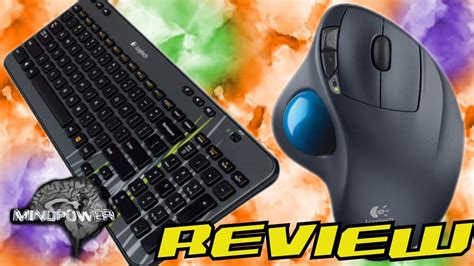 Logitech K360 Wireless Keyboard M570 Trackball Review Unboxing Mindpower Youtube