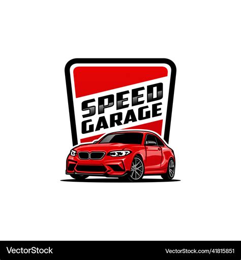 Car auto garage logo Royalty Free Vector Image