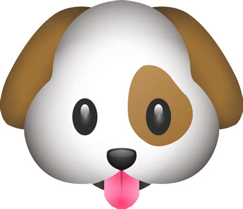 Dog Cute Iphone Stickers Emojisticker Emoticon Emoji Dog Emoji Png