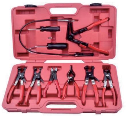 Hose Clamp Plier Set 9 Piece Highveld Garage Equipment CC Shop