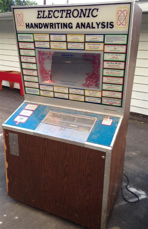 1964 Zytronics Electronic Handwriting Analysis fortune teller