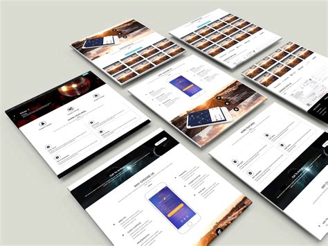 WebSite Template Design on Behance