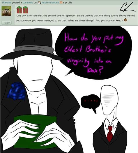 AskTehSlenders Creepypasta Slenderman, Creepypasta Characters, Funny Cartoon Memes, Funny Texts ...