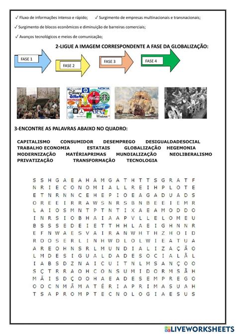 Para Alunos Especiais Atividade Adaptada Sobre Globalização