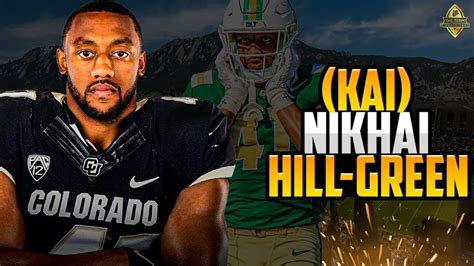 Welcome Linebacker Nikhai Hill Green To The Colorado Buffaloes Youtube