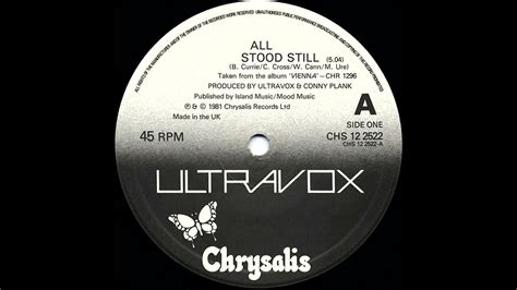 Ultravox All Stood Still 12 Version 1981 Youtube