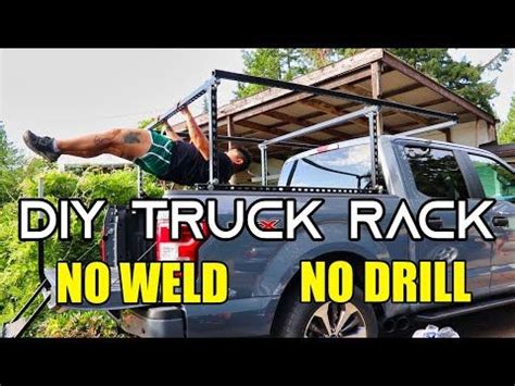 DIY TRUCK RACK - Made From Unistrut - YouTube | Kayak rack for truck ...