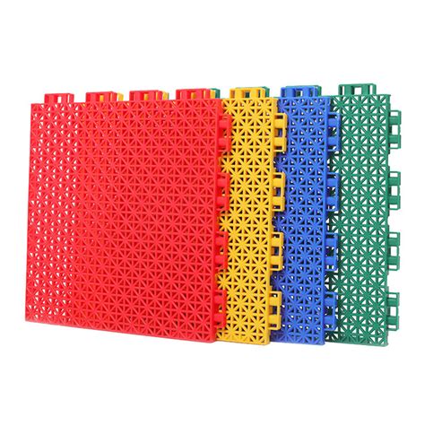 Factory Supply Interlocking Plastic Floor Tiles Tennis Court