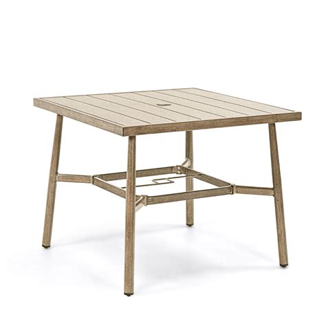 Latitude Run Bajro Square L X W Outdoor Dining Table