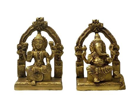 Numeroastro Beautifully Handcrafted Shri Laxmi Shri Ganesh Idol In