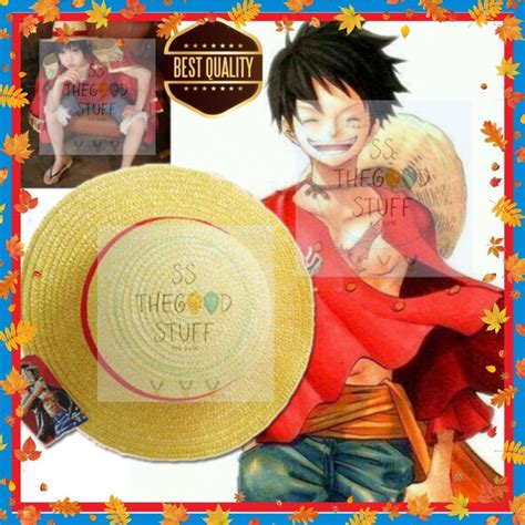 Jual Topi Mugiwara No Luffy Topi Jerami Luffy Anime One Piece Hat