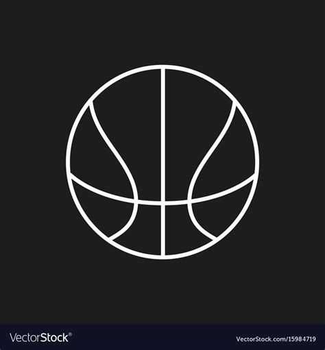 Basketball Logo Black Background