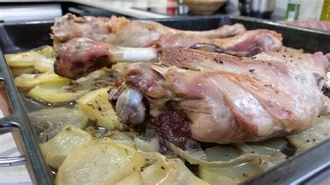 Cabrito Al Horno Con Patatas Panadera Youtube