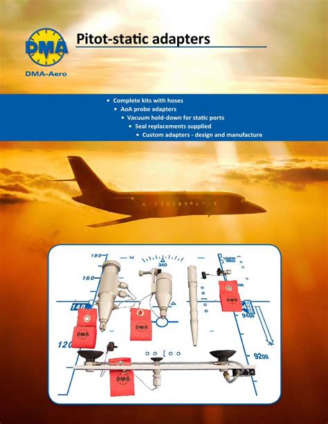 Pdf Dma Aero · The Dma Pitot Static Adapters In Addition To The Wide