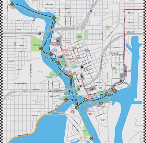 Maps And Stops Information And Details Pirate Water Taxi Map Trip