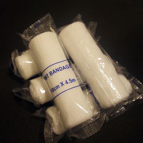 PBT Elastic Bandage First Aid Kit Gauze Roll Wound Dressing Medical