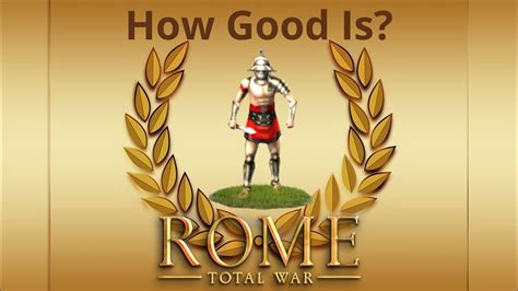 How Good Are Samnite Gladiators In Rome Total War Youtube