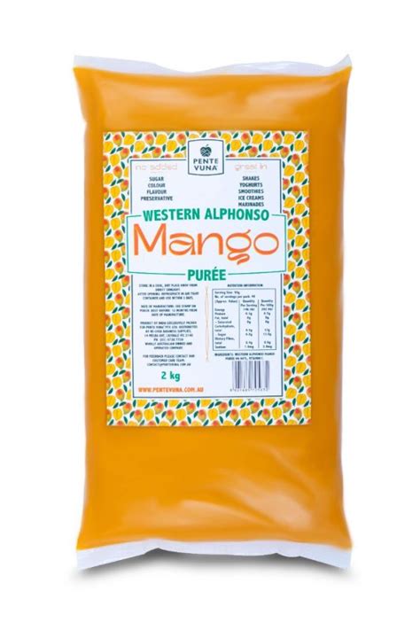 Western Alphonso Mango Purée Ranges Coffee