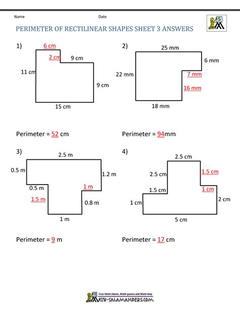 Area And Perimeter Of Rectangles Worksheets Math Monks Worksheets Library