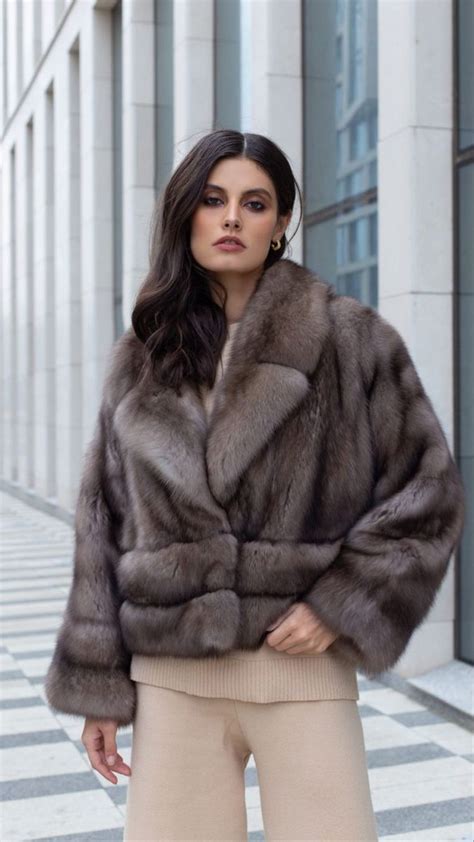 Fur Fashion Womens Fashion Sable Coat Sexy Women Women Wear