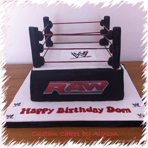 Wwe Wrestling Ring Cake Wwe Wrestling Ring Wwe Cake Ring Cake Jay