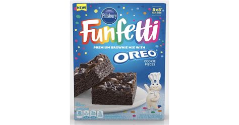 Funfetti Premium Brownie Mix With Oreo Here Are All Of Pillsburys New Funfetti Oreo Baking