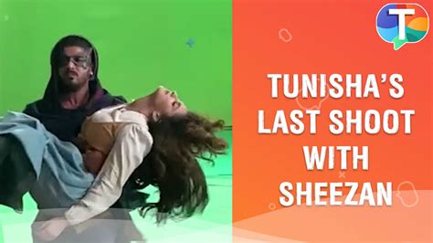 Tunisha Sharma Sheezan Khans Last Video From The Sets Of Ali Baba