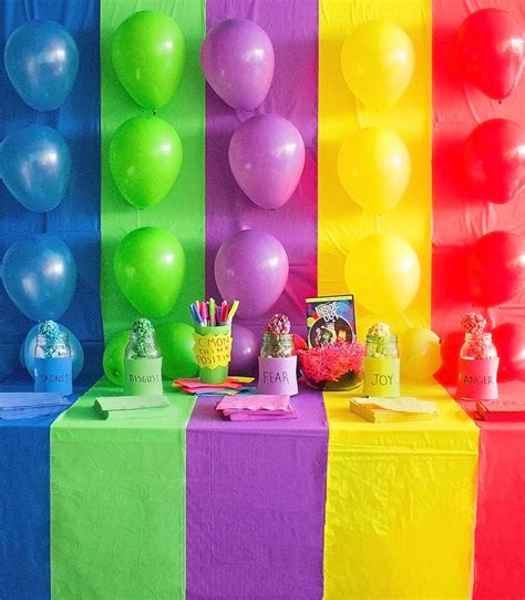 How To Throw A Inside Out Party Inside Out Party Ideas Birthday