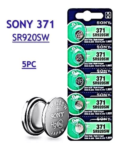 Cartela Baterias De Rel Gio Sony Sr V Sr Sw Mercadolivre