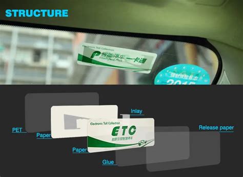 Rfid Uhf Tamper Proof Windshield Tag Sticker Iso C Gen With