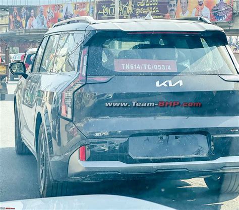 Kia EV9 Electric SUV Spotted Undisguised In India Launch Soon