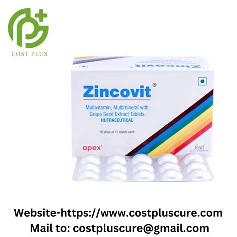 Zincovit Multivitamin Tablet At Rs 110 Stripe Multi Vitamins In