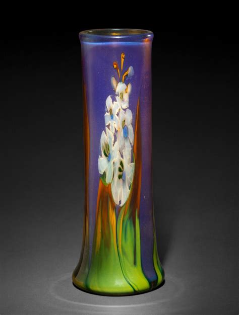 Gladiola Paperweight Vase The Doros Collection The Art Glass Of Louis Comfort Tiffany