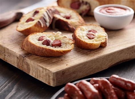 Litl Smokies® Smoked Sausages Are Smothered With Gooey Mozzarella