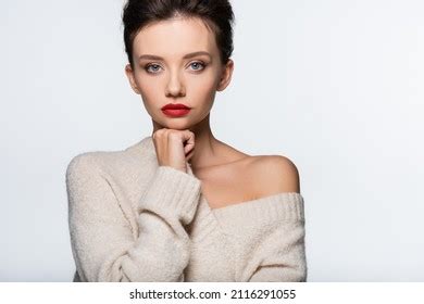 Naked Shoulders Sweater Images Stock Photos D Objects Vectors Shutterstock