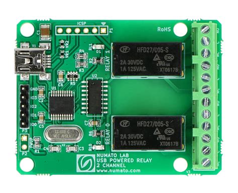 Numato Lab 2 Kanal 5 V Relaismodul Botland Robotikgeschäft