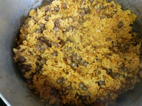 Arroz Con Gandules Rice And Pigeon Peas A Puerto Rican Fav Recipe