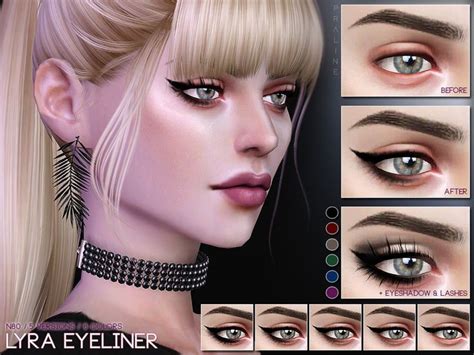 Eyeliner In Versions Found In Tsr Category Sims Female Eyeliner