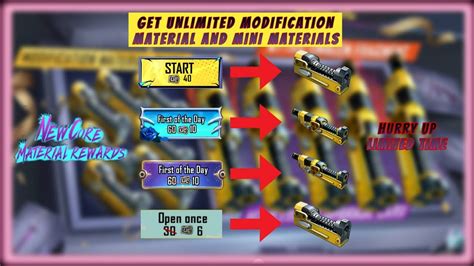 BGMI GET UNLIMITED MATERIALS FREE BGMI 10 UC TRICK GET UNLIMITED