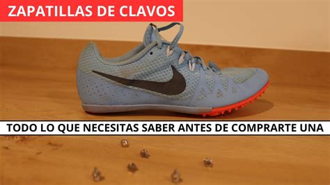 ZAPATILLAS con CLAVOS para ATLETISMO GUÍA DETALLADA sobre