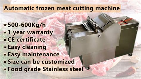 Frozen Mutton Beef Cube Cutter Dicing Fresh Pork Strip Meat Cube