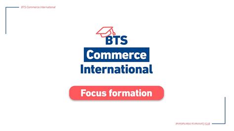 BTS Commerce International Bac 2 YouTube