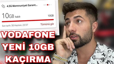 VODAFONE HEDİYE 10GB VODAFONE BEDAVA İNTERNET KAZANMAK 2024