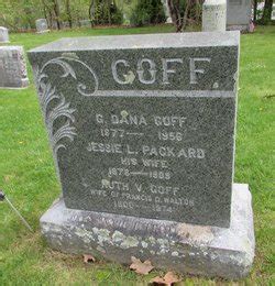 George Dana Goff 1877 1956 Mémorial Find a Grave