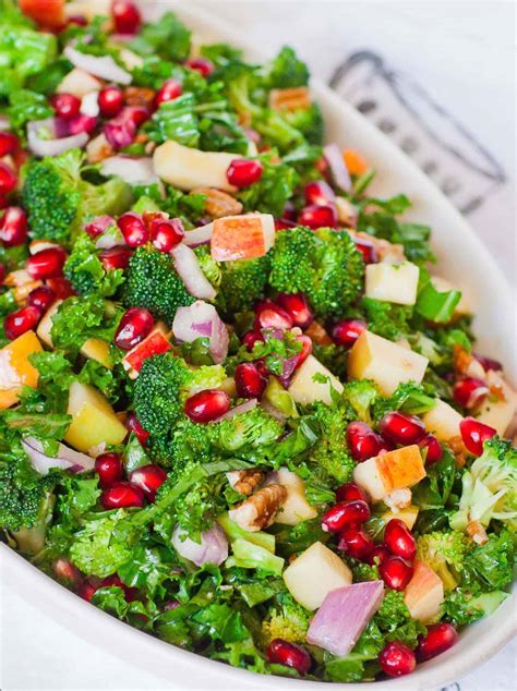 Pomegranate Kale Salad Recipe Video Tatyanas Everyday Food