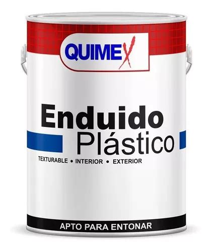 Enduido Plástico Interior Exterior 1 Litro Quimex Pintu A 12 MercadoLibre