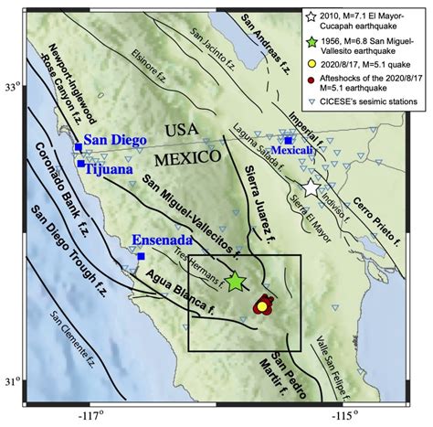 Baja Quakes Highlight Seismic Risk In Northern Mexico Temblor Net