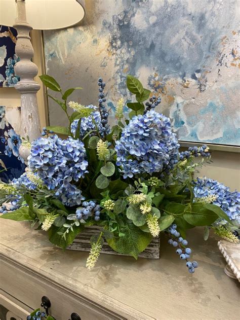 Pin By Kay Waldron On Florial Designs Blue Flower Arrangements