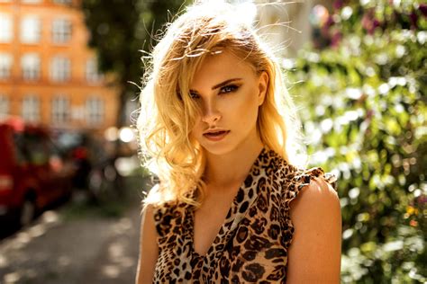 Wallpaper Id Miro Hofmann Portrait Blonde Carla Sonre