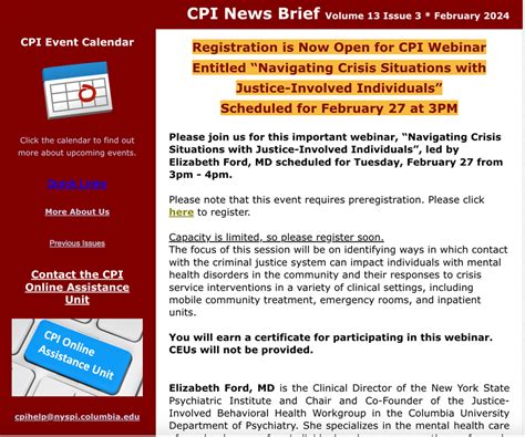 Center for Practice Innovations > About > CPI News Briefs